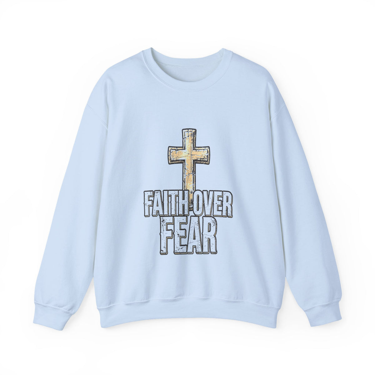 Faith Over Fear - Christian Crewneck Sweatshirt