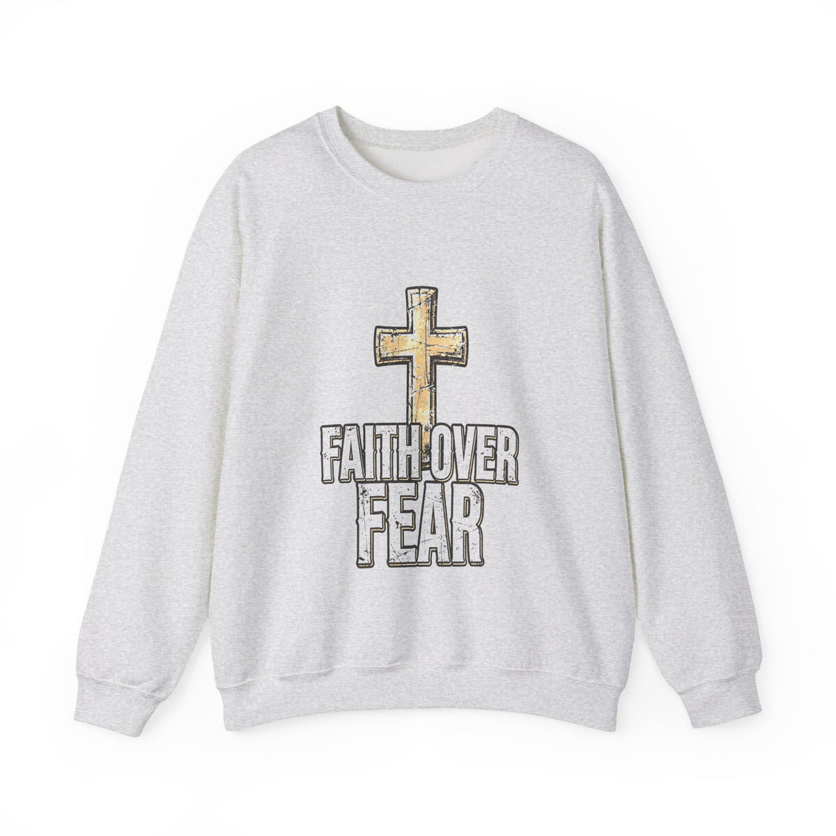 Faith Over Fear - Christian Crewneck Sweatshirt