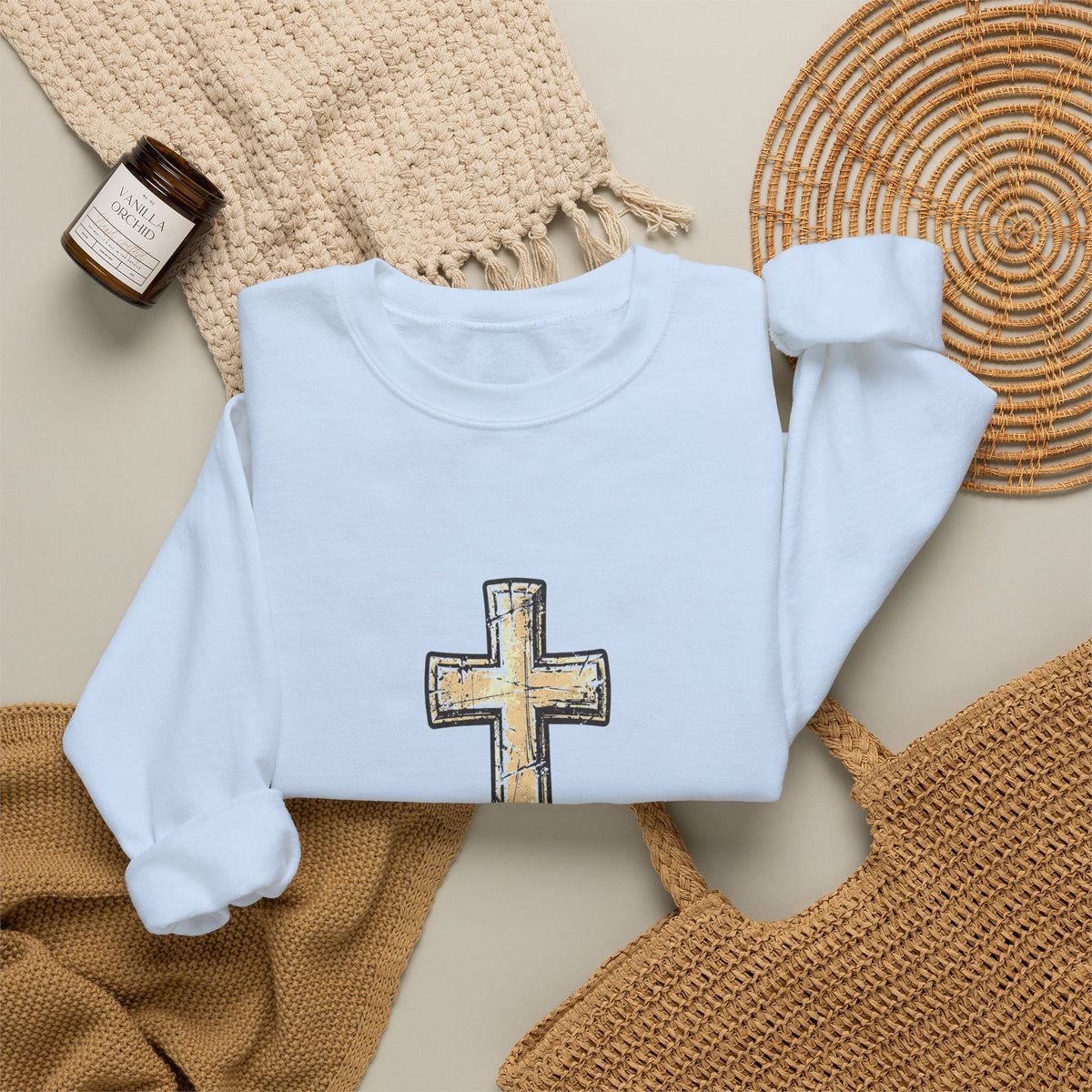 Faith Over Fear - Christian Crewneck Sweatshirt