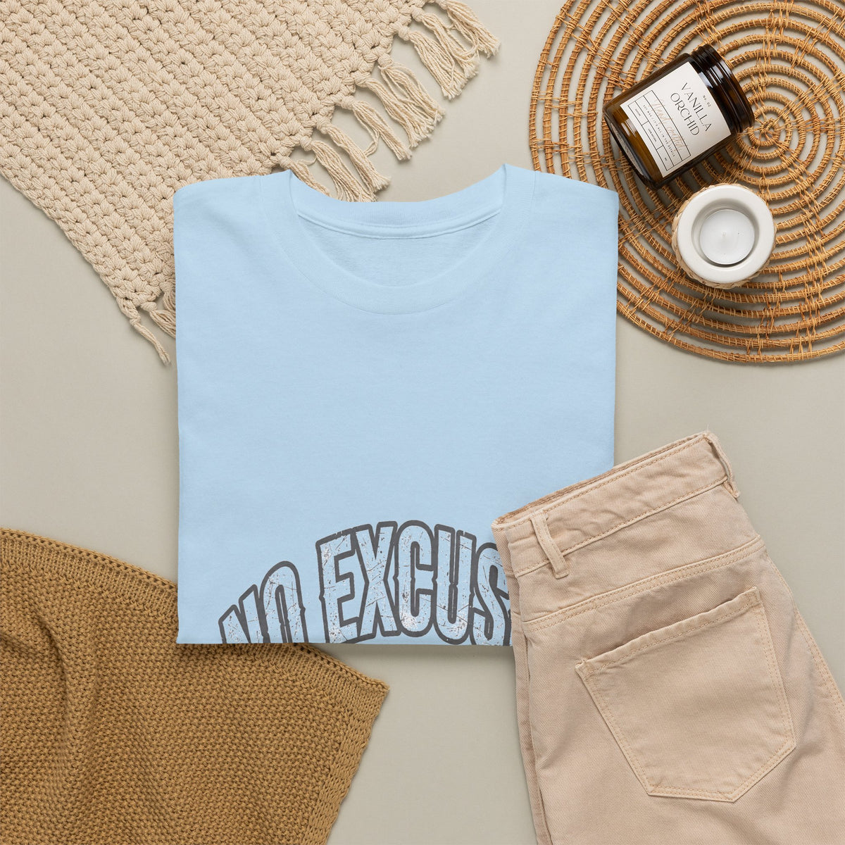No Excuses - Gym Motivational T-Shirt