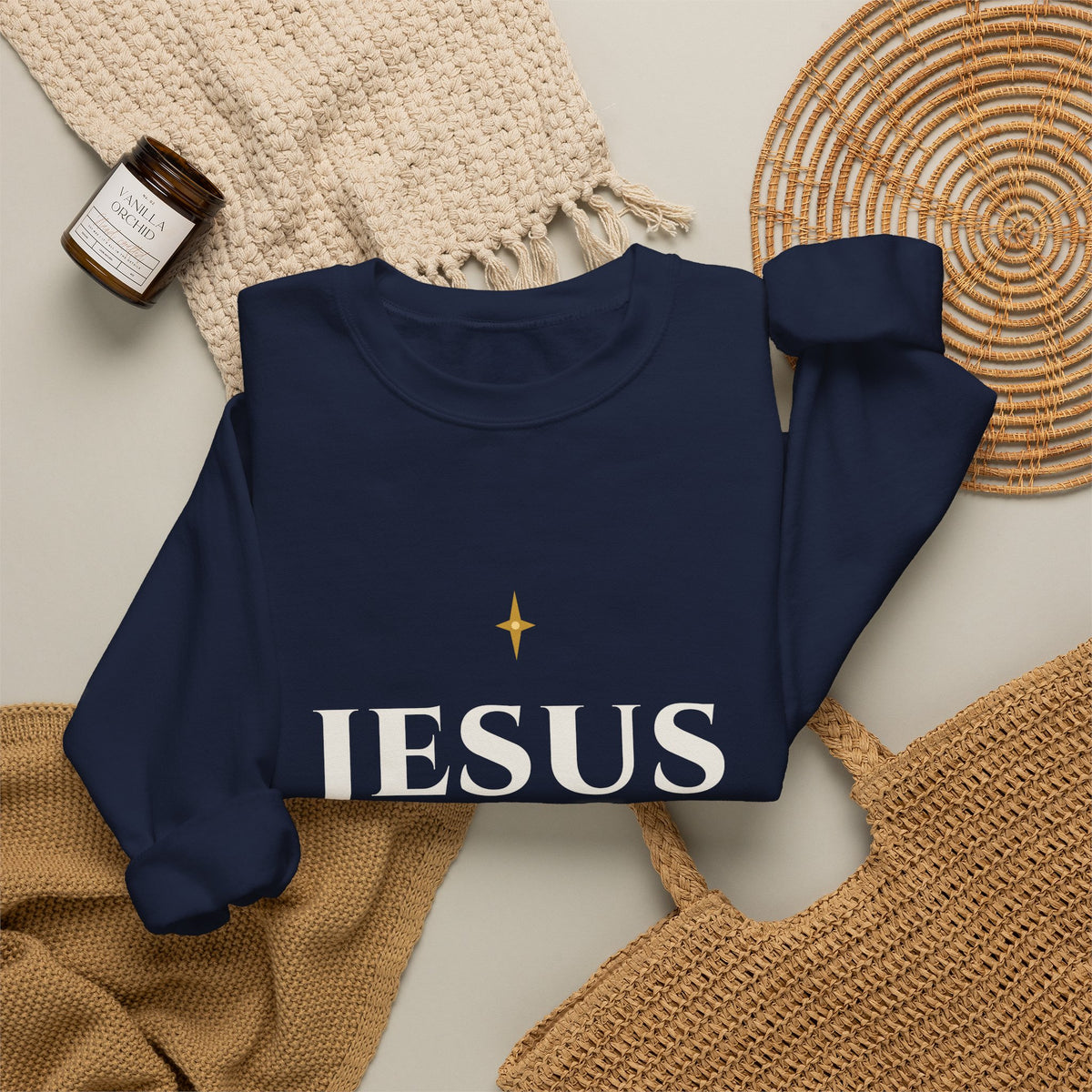Jesus Is the Reason for the Season - Christmas Crewneck Sweatshirt