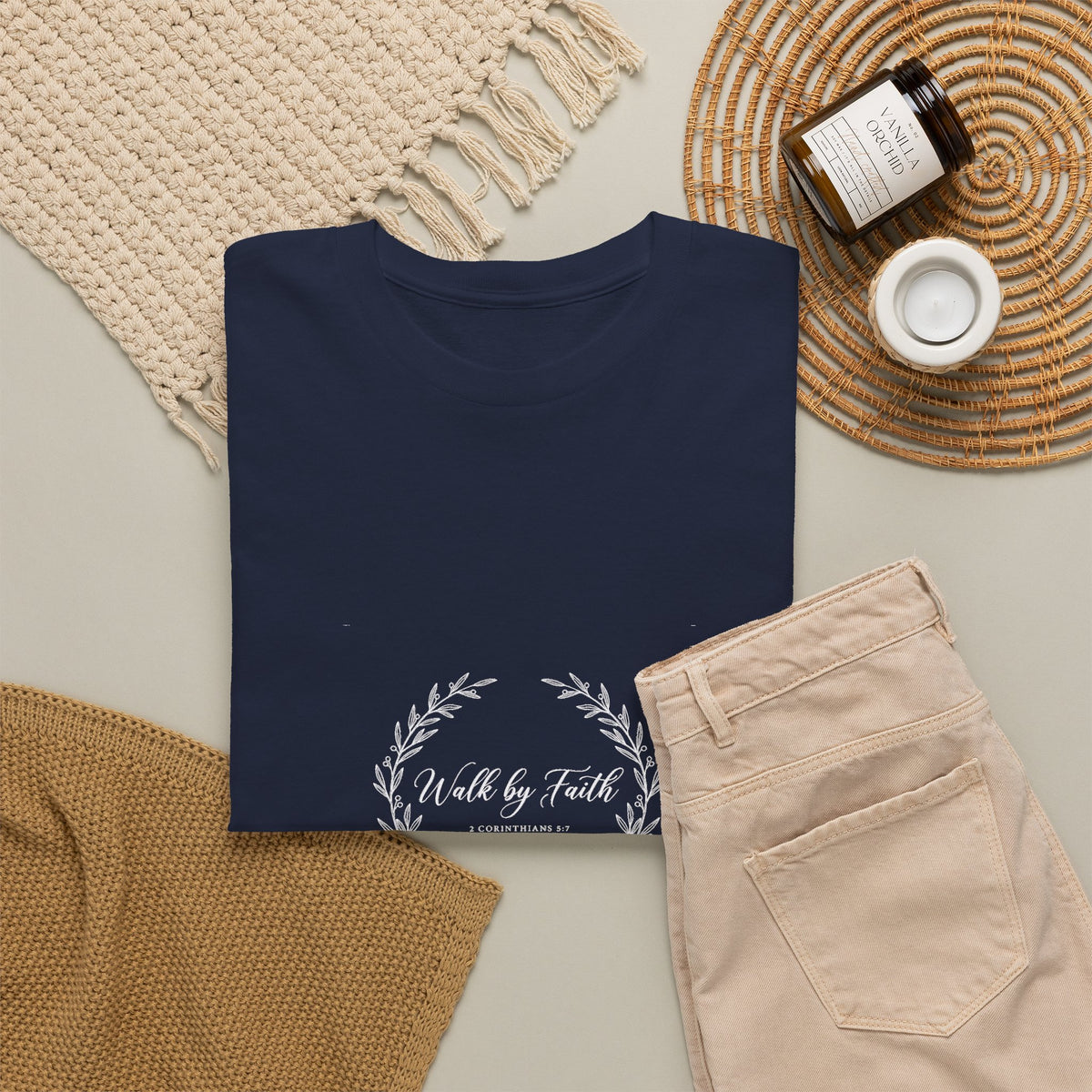 Walk by Faith - Christian T-Shirt