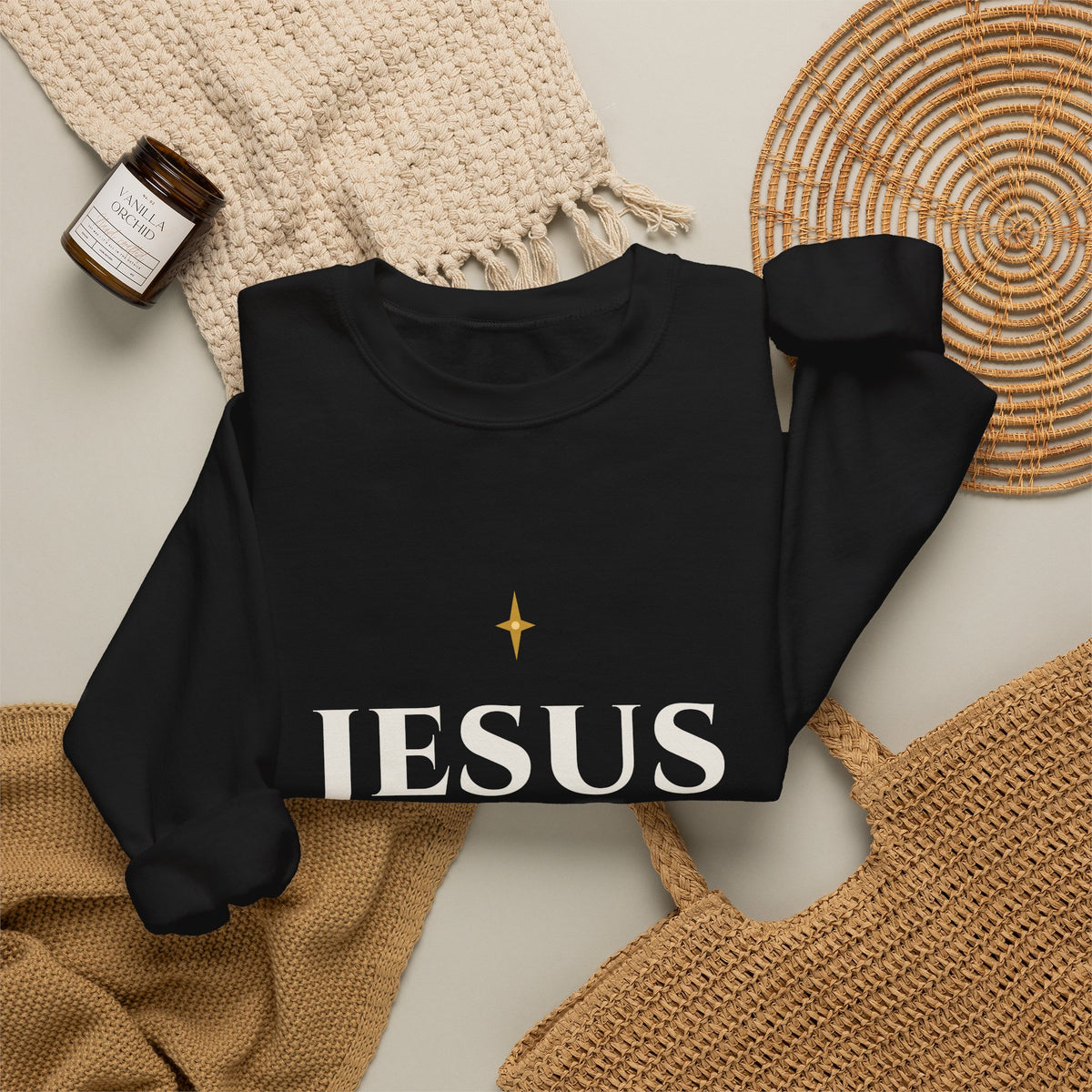 Jesus Is the Reason for the Season - Christmas Crewneck Sweatshirt