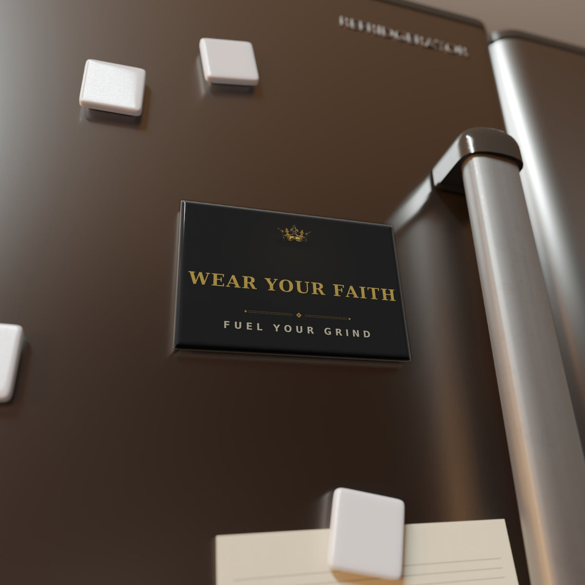 Wear Your Faith Fuel Your Grind Rectangle Magnet