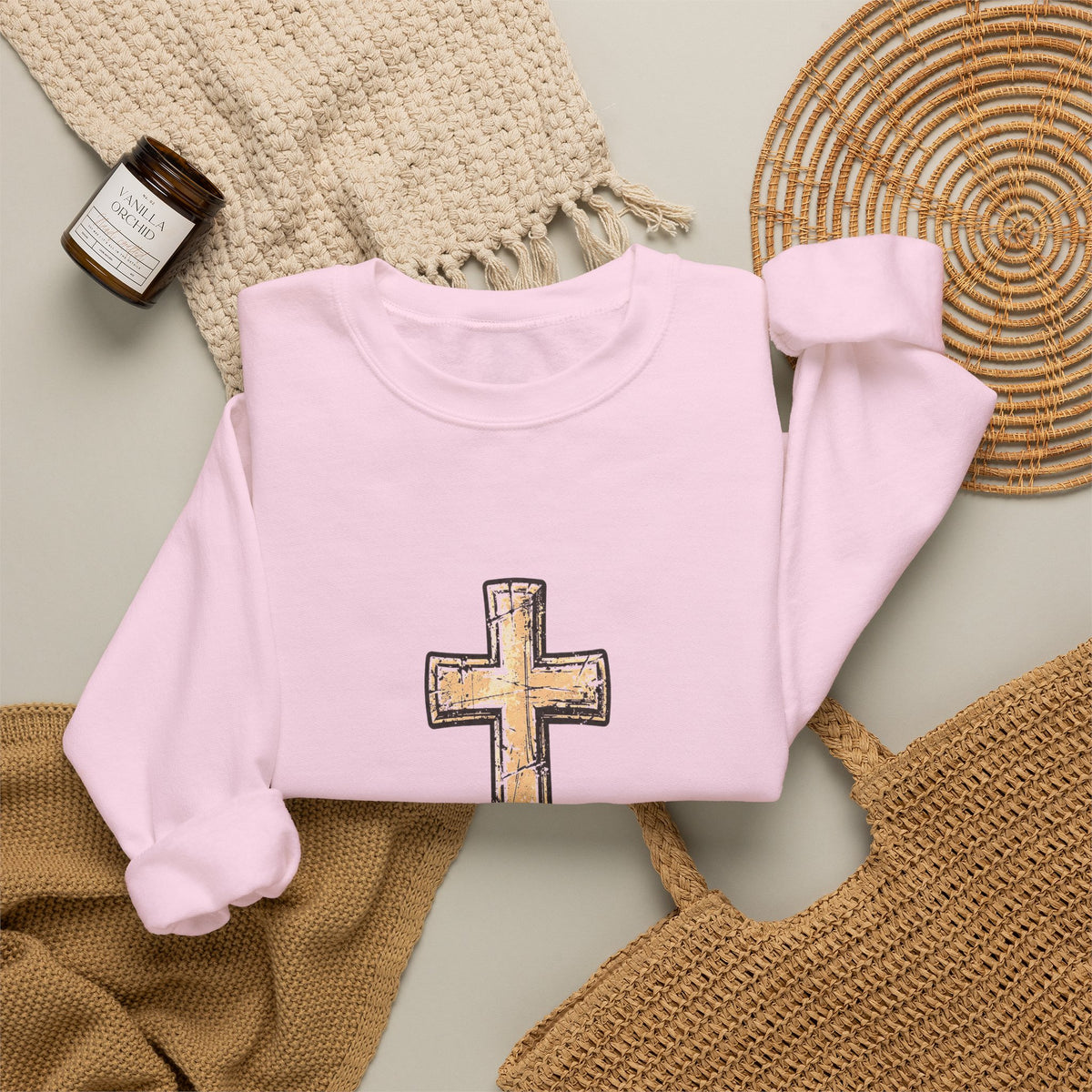 Faith Over Fear - Christian Crewneck Sweatshirt