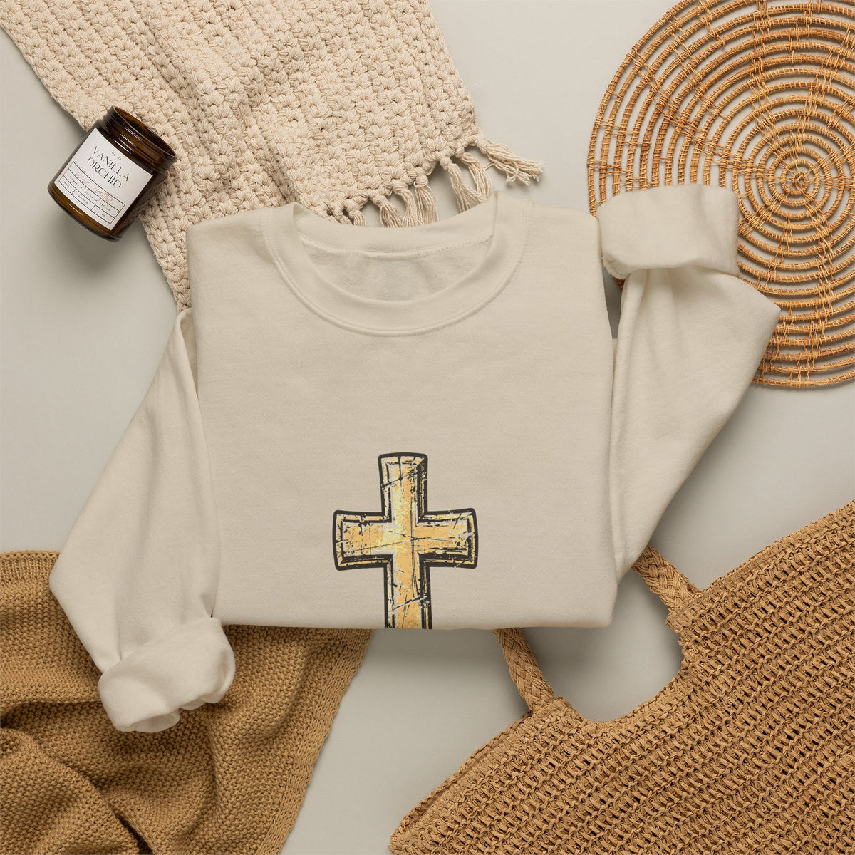 Faith Over Fear - Christian Crewneck Sweatshirt