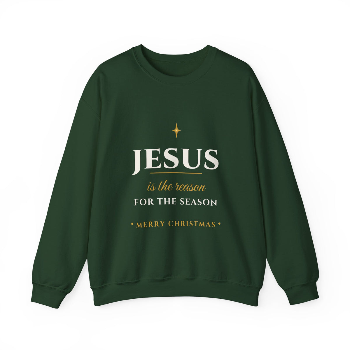Jesus Is the Reason for the Season - Christmas Crewneck Sweatshirt