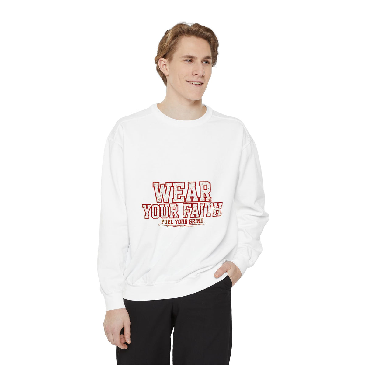 Wear Your Faith Inspirational Faith Sweatshirt