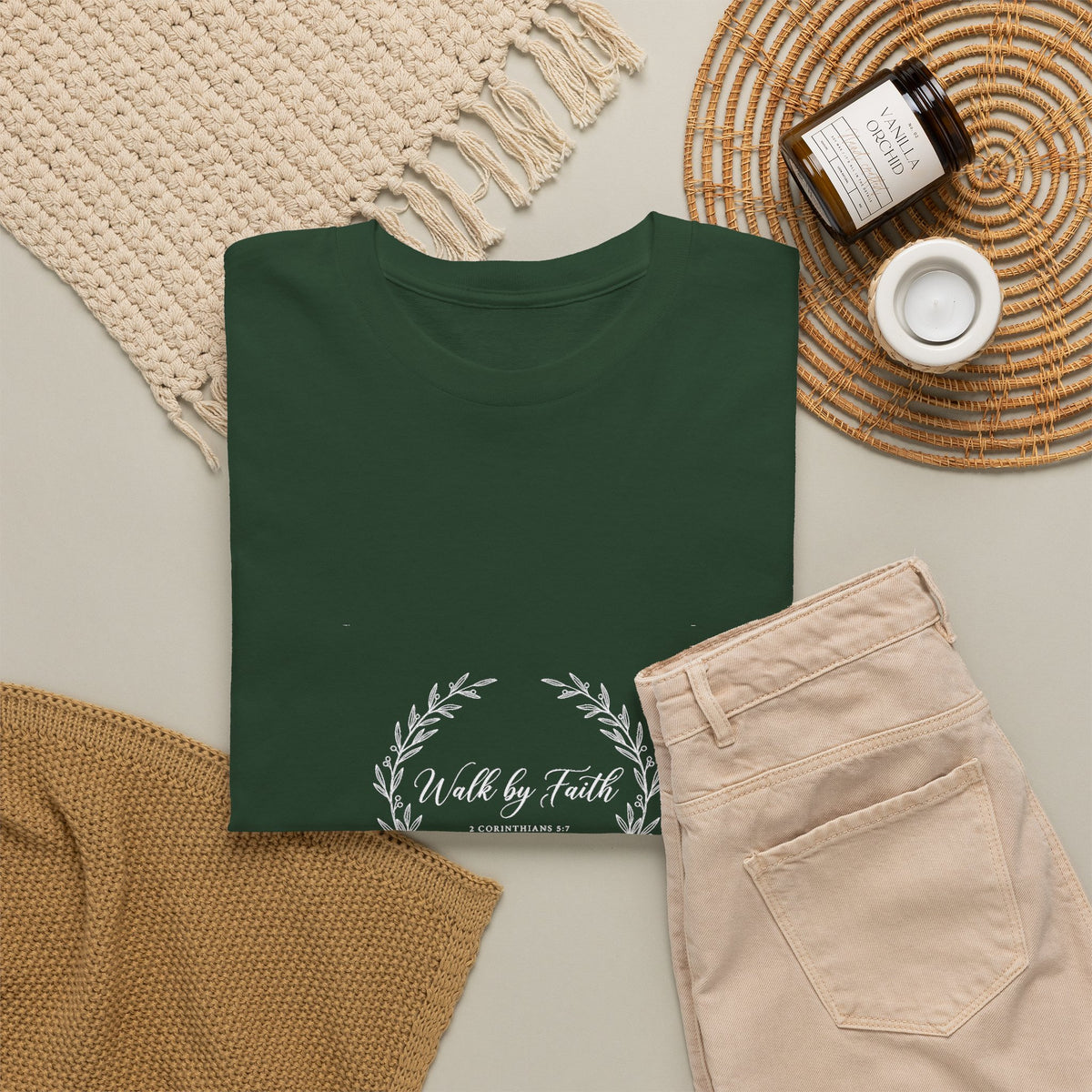 Walk by Faith - Christian T-Shirt