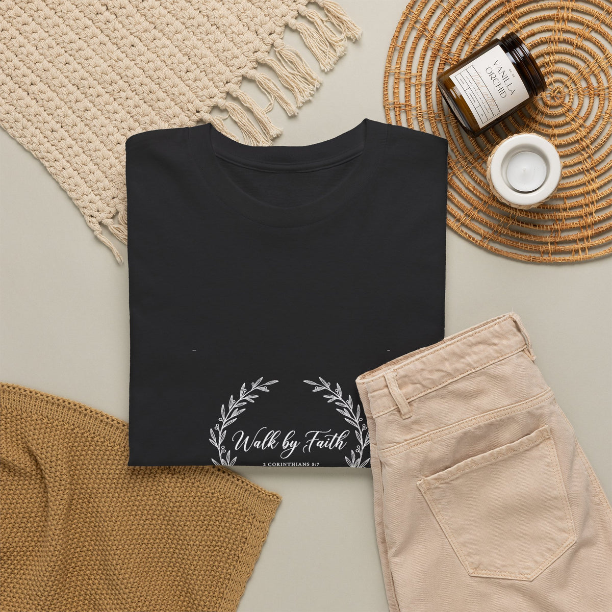 Walk by Faith - Christian T-Shirt