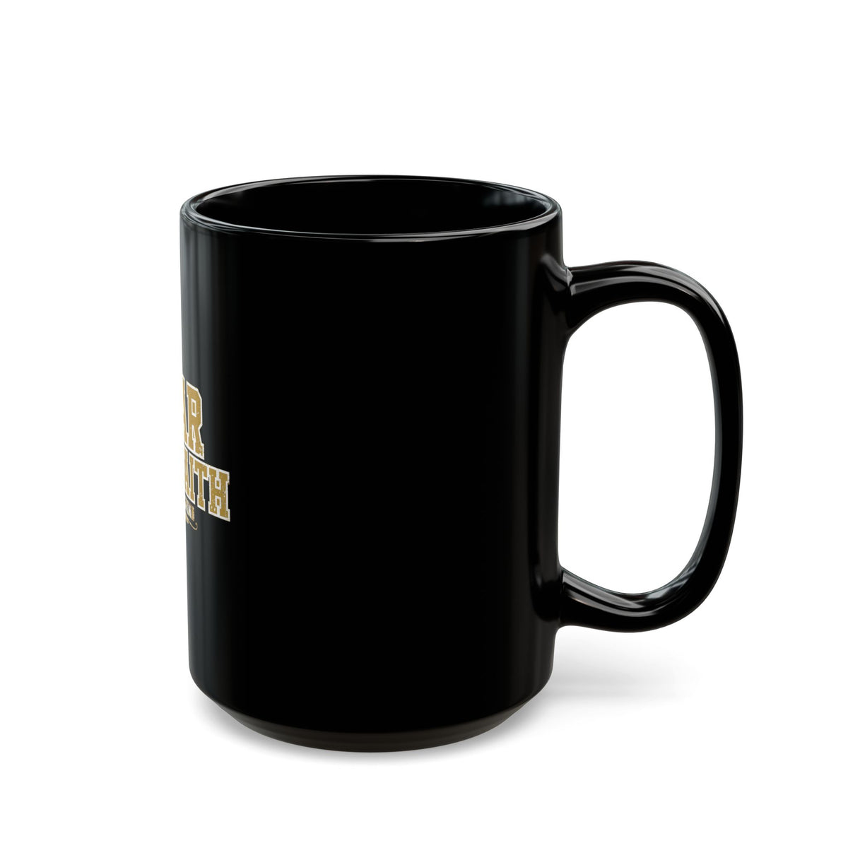 Wear Your Faith Black Mug