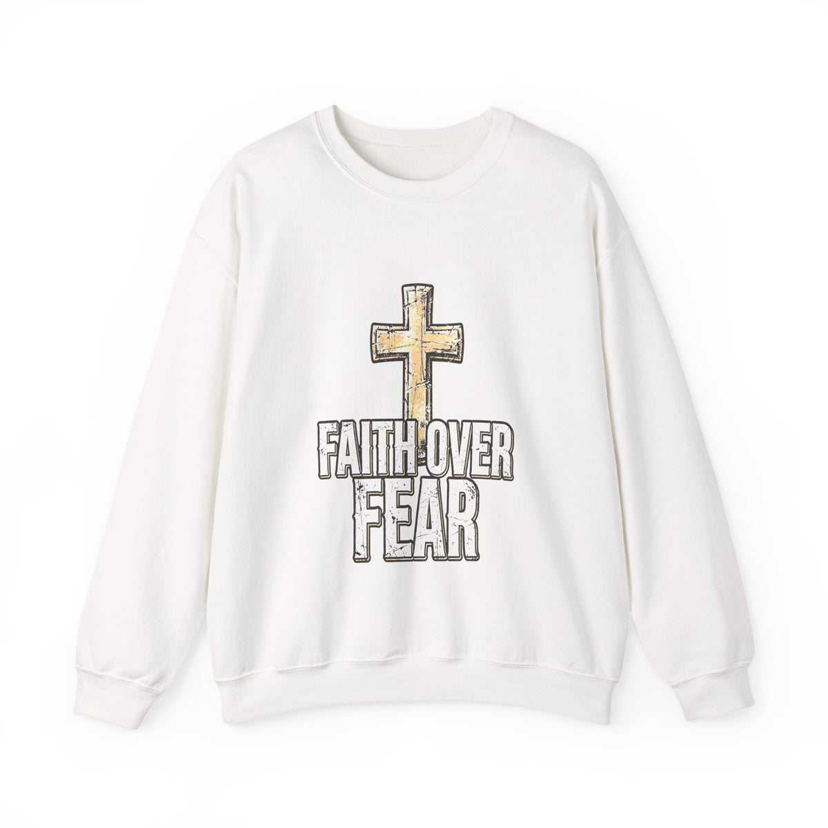 Faith Over Fear - Christian Crewneck Sweatshirt