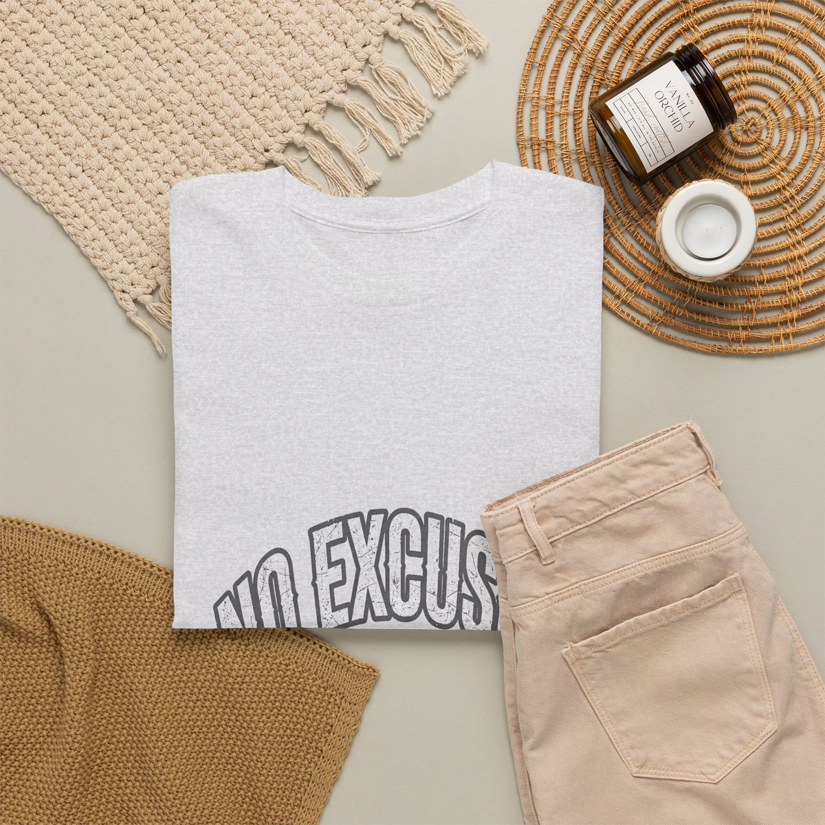 No Excuses - Gym Motivational T-Shirt