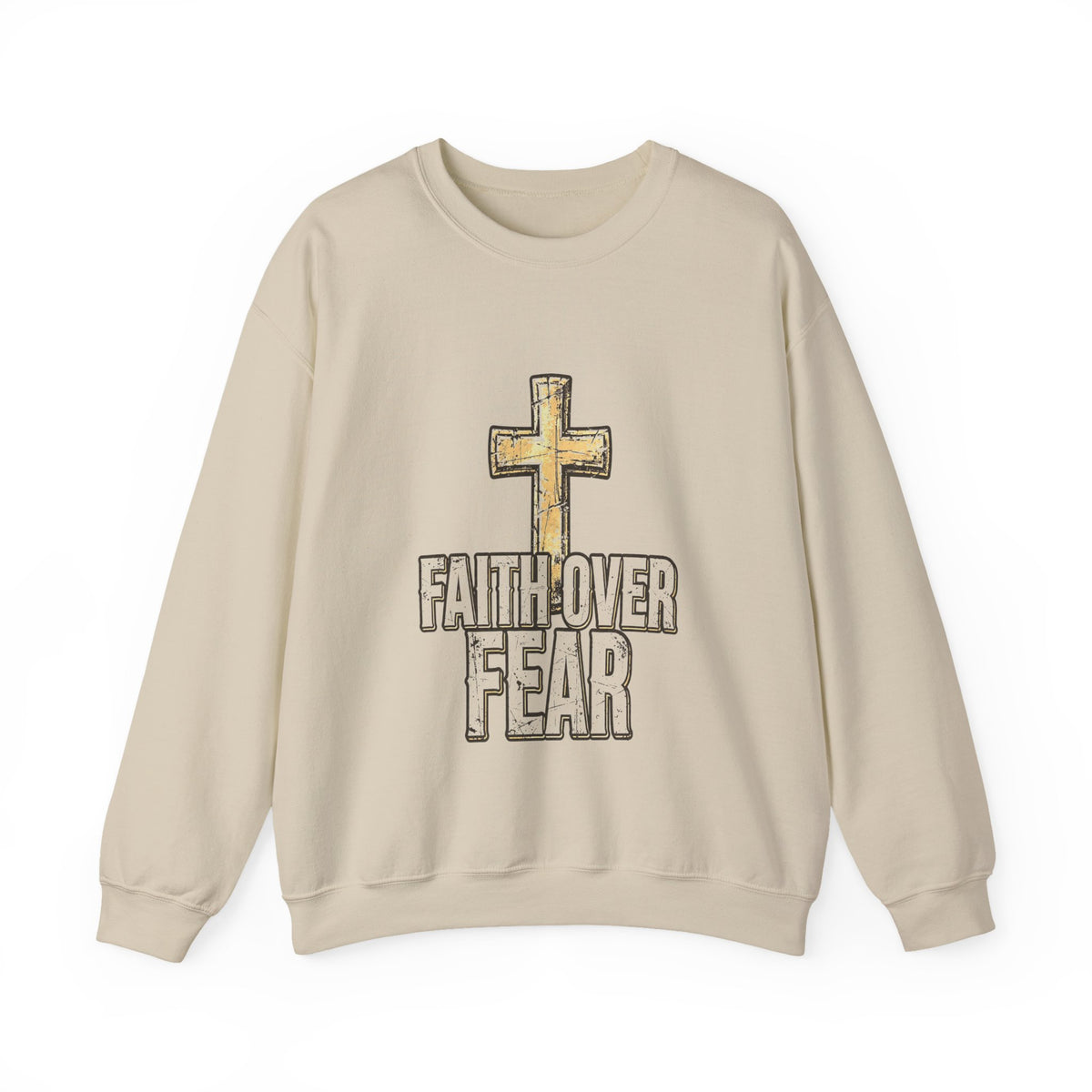 Faith Over Fear - Christian Crewneck Sweatshirt