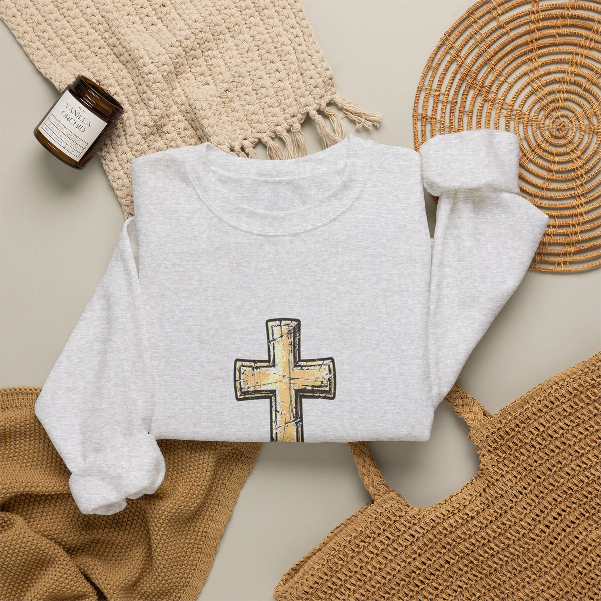 Faith Over Fear - Christian Crewneck Sweatshirt