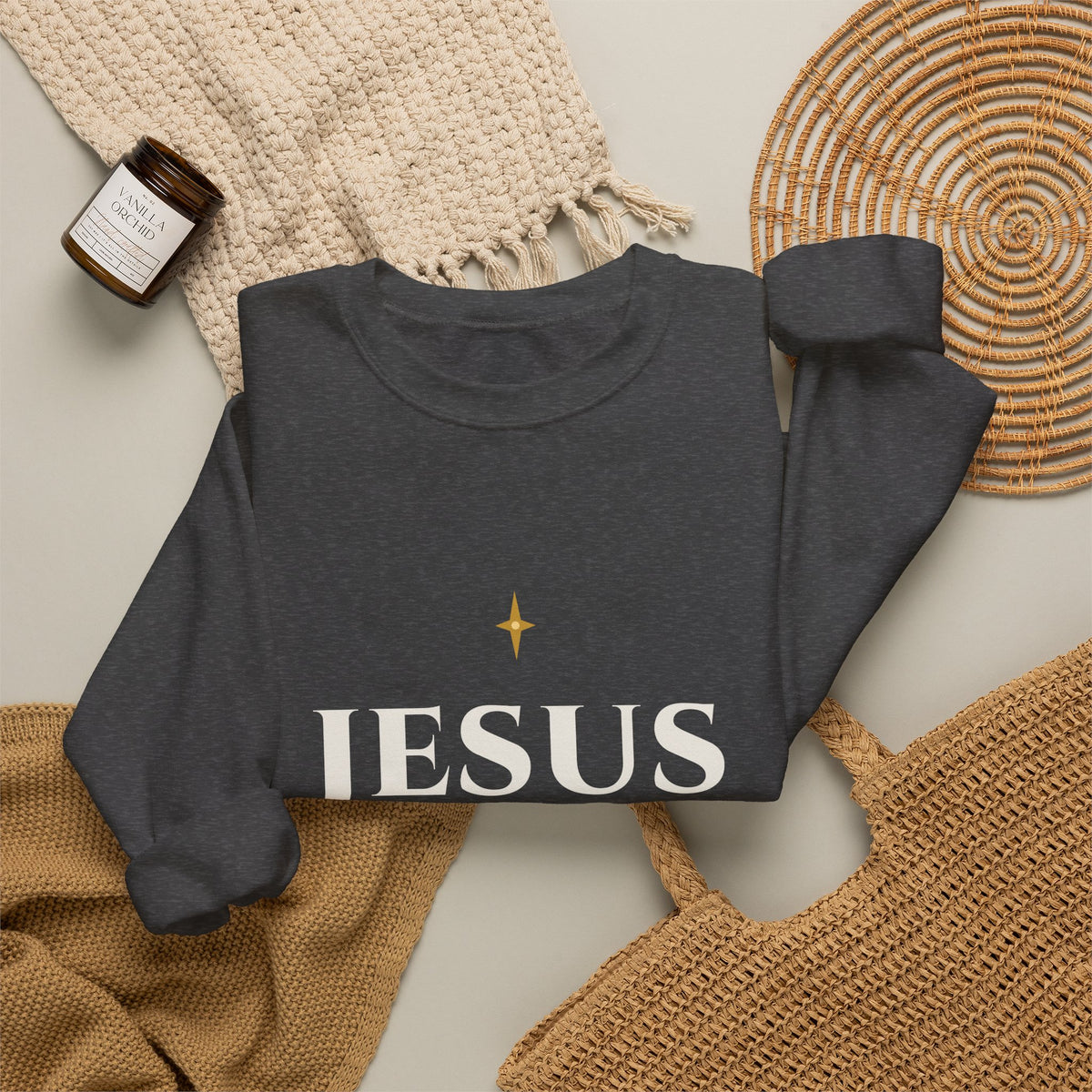 Jesus Is the Reason for the Season - Christmas Crewneck Sweatshirt